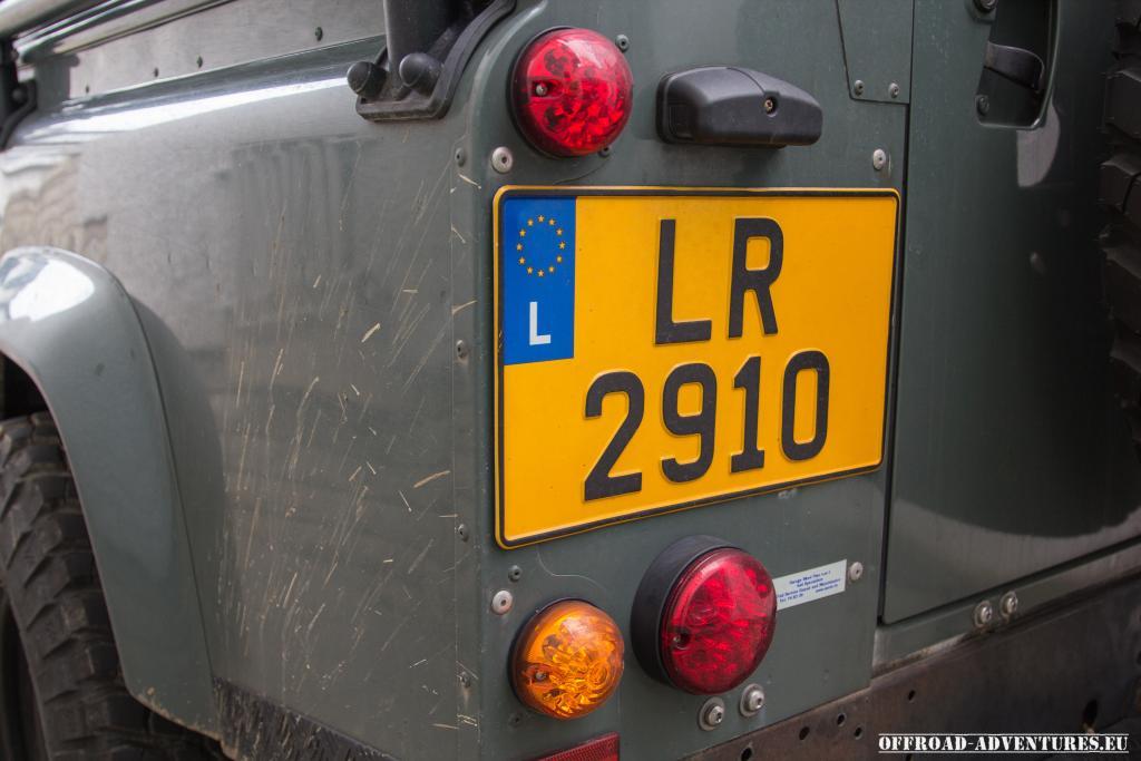 LED Kennzeichenleuchte für Land Rover Defender in OEM Optik